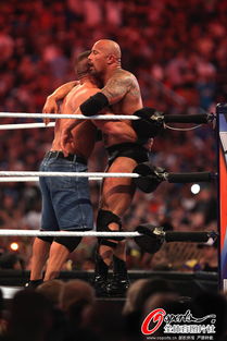 美國(guó)職業(yè)摔角賽 巨石強(qiáng)森領(lǐng)銜暴力美學(xué)