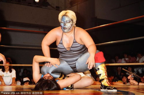 實(shí)拍日本另類女子變態(tài)摔角比賽