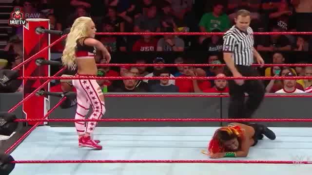 女子wwe摔角比賽,ember moonvs李維生