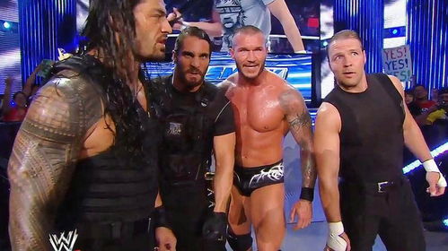 蘭迪奧頓打出rko,圣盾竟然也慫了 wwe wwe美國職業摔角