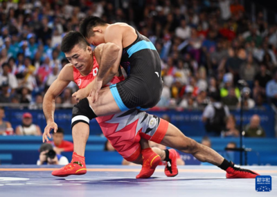 巴黎奧運(yùn)會(huì)男子古典式摔跤60公斤級(jí)決賽 曹利國勇奪銀牌